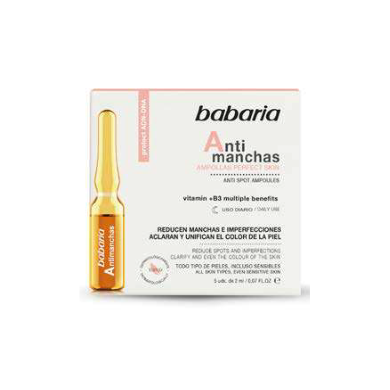 5 Ampoules de 2ml anti-tâches BABARIA 31758