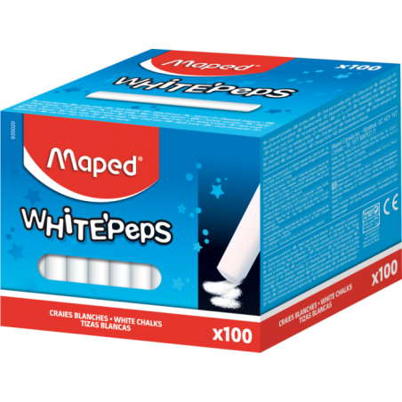 Craie bte de 100 blanche carbonate Maped