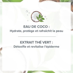 Gelée coprs détox pluie de coco 200ml EVOLUDERM