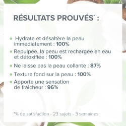 Gelée coprs détox pluie de coco 200ml EVOLUDERM