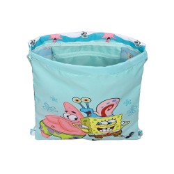 SAC DE GYM JUNIOR 34cm BOB L'ÉPONGE STAY POSITIVE SAFTA