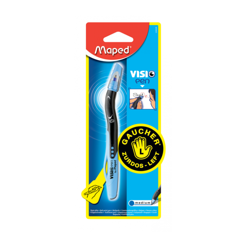 Stylo à bille vision pen gaucher ss blister Maped