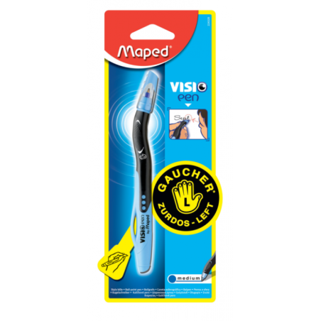 Stylo à bille vision pen gaucher ss blister Maped