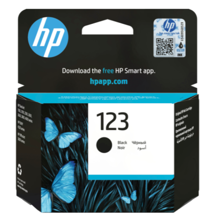 Cartouche HP 123 Noire Originale - 100p