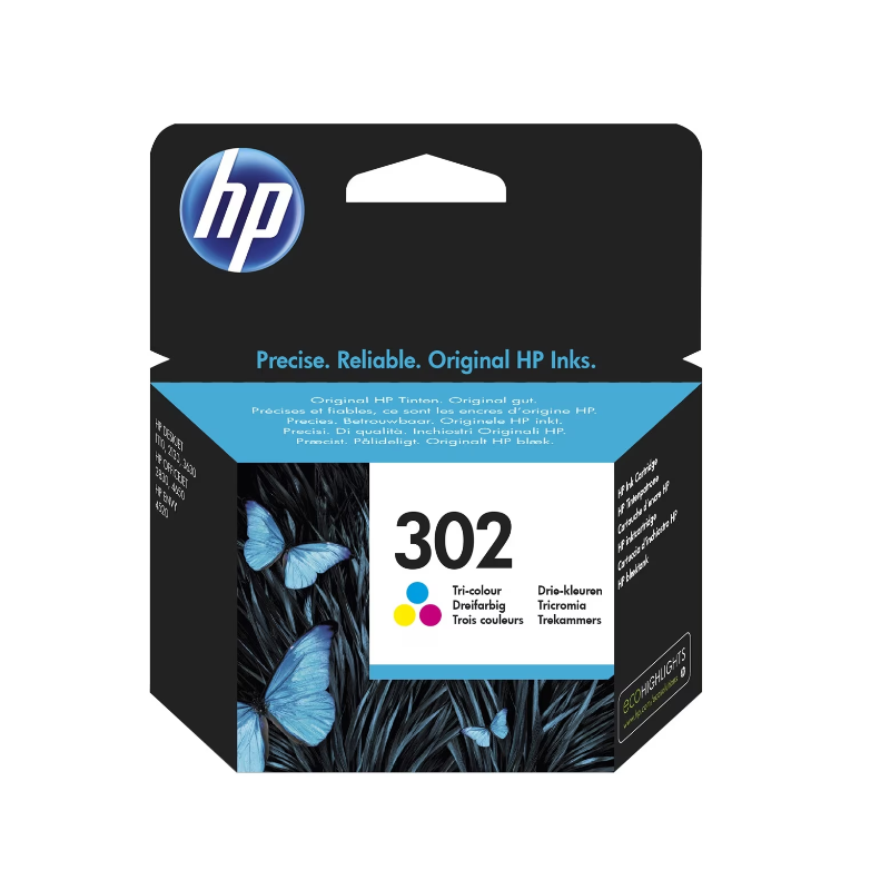 Cartouche HP 302 -Tri-color - 4 ml - 165 pages