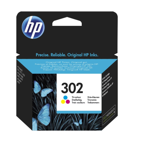 Cartouche HP 302 -Tri-color - 4 ml - 165 pages