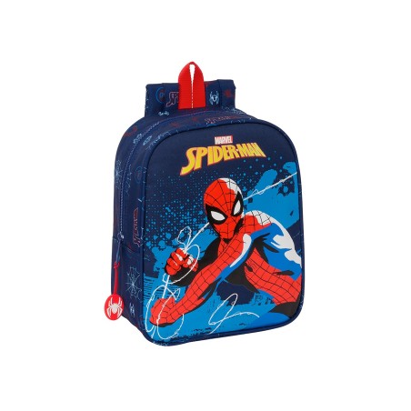 MINI Sac à dos 27 CM SPIDER-MAN NEON SAFTA