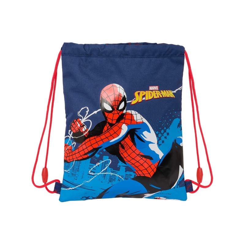 Sac de GYM JUNIOR 34 CM SPIDER-MAN NEON SAFTA