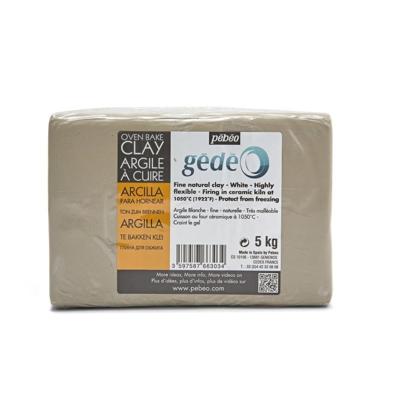 Gedeo argile à cuire blanche pain 5KG