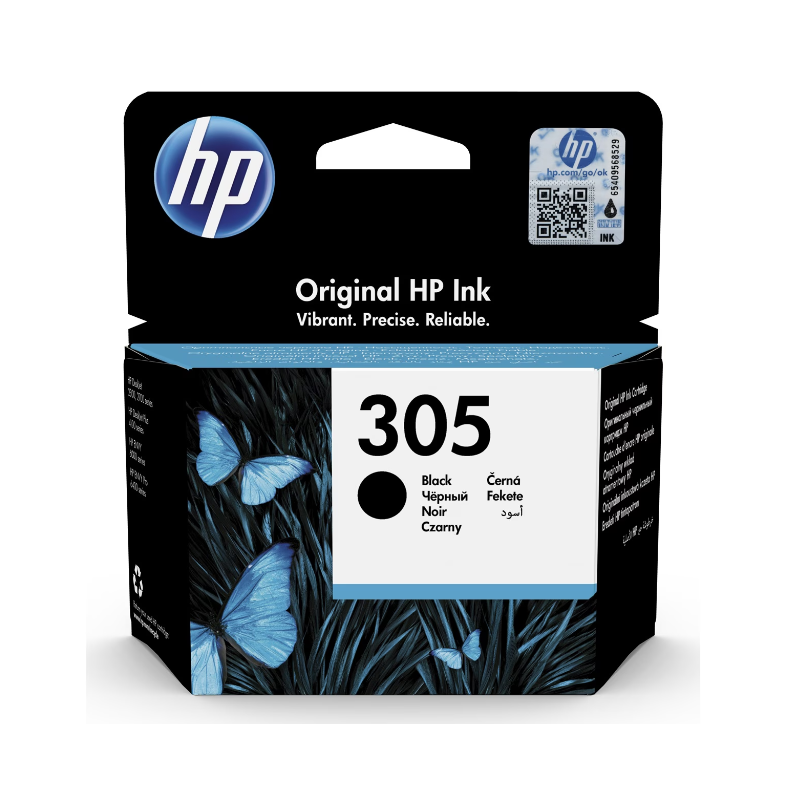 Cartouche HP 305 Black Original   HP DJ 2710/4120
