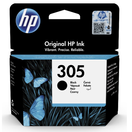 Cartouche HP 305 Black Original   HP DJ 2710/4120