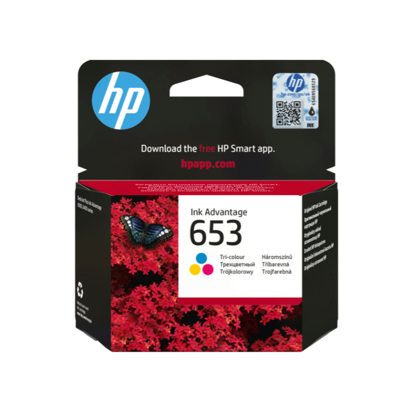 Cartouche encre HP 653 3 couleurs C/M/J