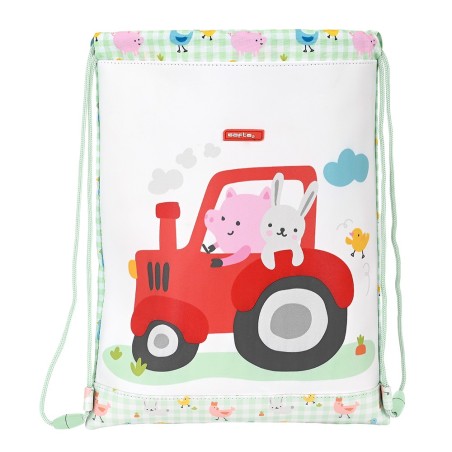 Junior gym bag 34 CM PRESCHOOL FARM SAFTA