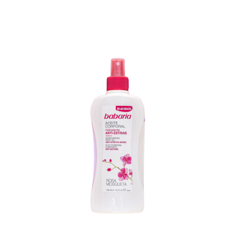 Huile de rose pour corps 300ml BABARIA 31625