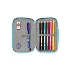 Trousse DOUBLE REMPLI 28 PCS BÉBÉ REQUIN SURFING SAFTA
