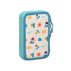 Trousse DOUBLE REMPLI 28 PCS BÉBÉ REQUIN SURFING SAFTA