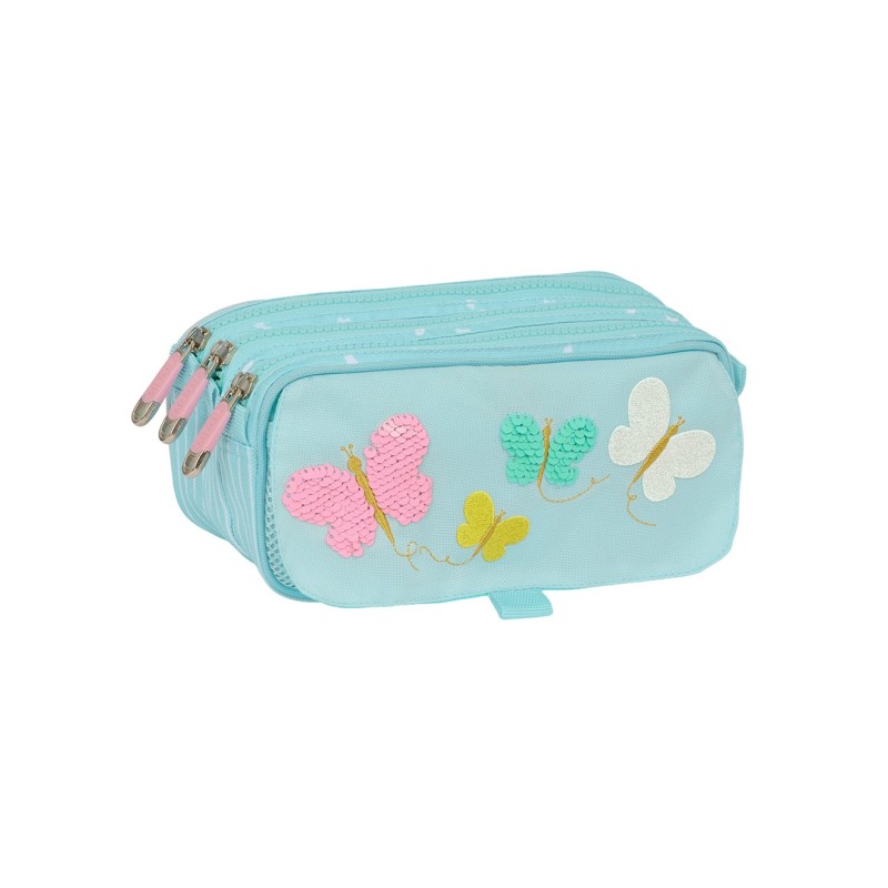 Trousse Recyclable BIG TRIPLE MOOS BUTTERFLIES SAFTA