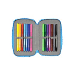 Trousse DOUBLE rempli28 PCS. PJMASKS SAFTA