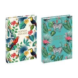 Agenda scolaire EXOTIQUE septembre 2024 à Juillet 2025 VIQUEL