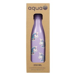 Gourdes imprimées Kids 350ML Inox - AQUA VIQUEL
