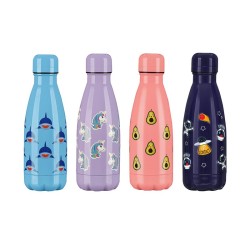 Gourdes imprimées Kids 350ML Inox - AQUA VIQUEL