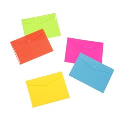 Pochette enveloppe A4 Polypropylène - HAPPY FLUO VIQUEL