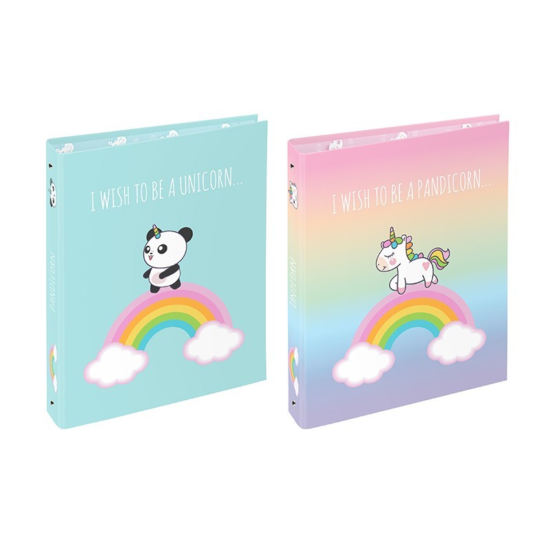 Classeur A4 dos 5cm carton - pandicorn Viquel