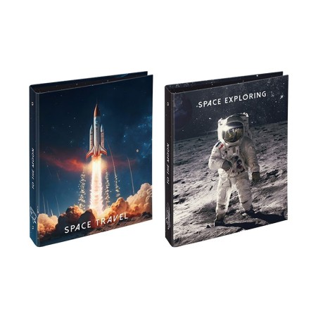 Classeur A4 Dos 5cm carton - Space Conquest VIQUEL