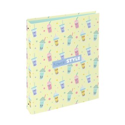 Classeur A4 Dos 5cm carton - Kawaii Style VIQUEL