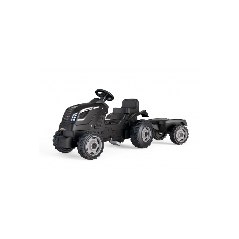 TRACTEUR FARMER XL BLACK+REMORQUE
