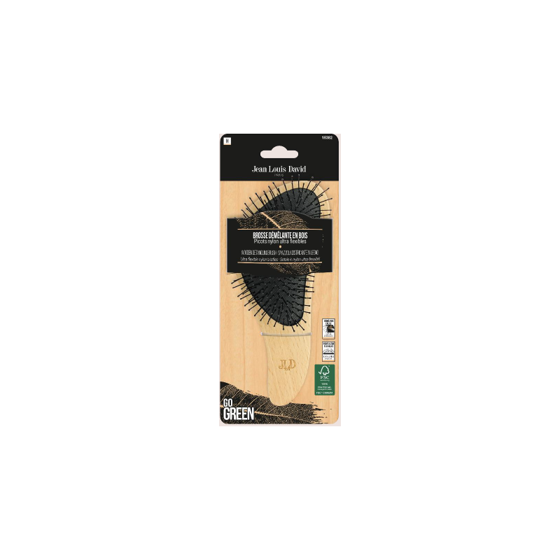 Brosse detangling bois JLD 15382