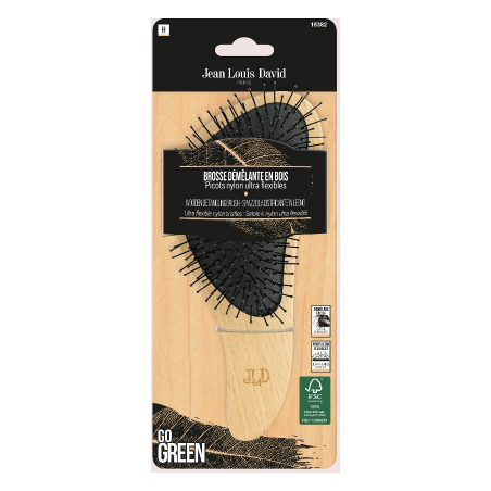 Brosse detangling bois JLD 15382
