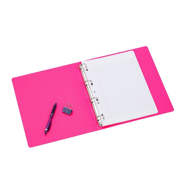 Classeur souple A4 dos 3,5 CM PP - HAPPY FLUO VIQUEL