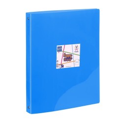 Classeur souple A4 dos 3,5 CM PP - HAPPY FLUO VIQUEL