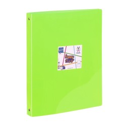 Classeur souple A4 dos 3,5 CM PP - HAPPY FLUO VIQUEL