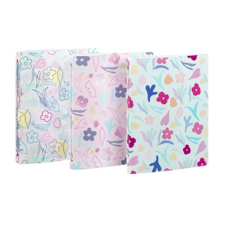 Classeur souple A4 Dos 2,5cm 4 anneaux Polypropylène VIQUEL