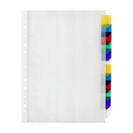 Intercalaire A4 plastique 12 positions Viquel