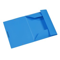 Chemise 3 rabats à élastique A4 Polypropylène - HAPPY FLUO PASTEL