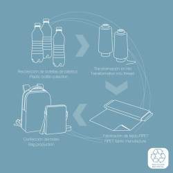 Sac à dos expandible noir Gabol business