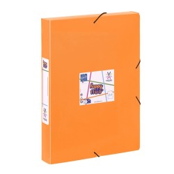Boite de classement Megabox A4 Dos 4,5cm  PP - HAPPY FLUO VIQUEL