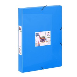 Boite de classement Megabox A4 Dos 4,5cm  PP - HAPPY FLUO VIQUEL