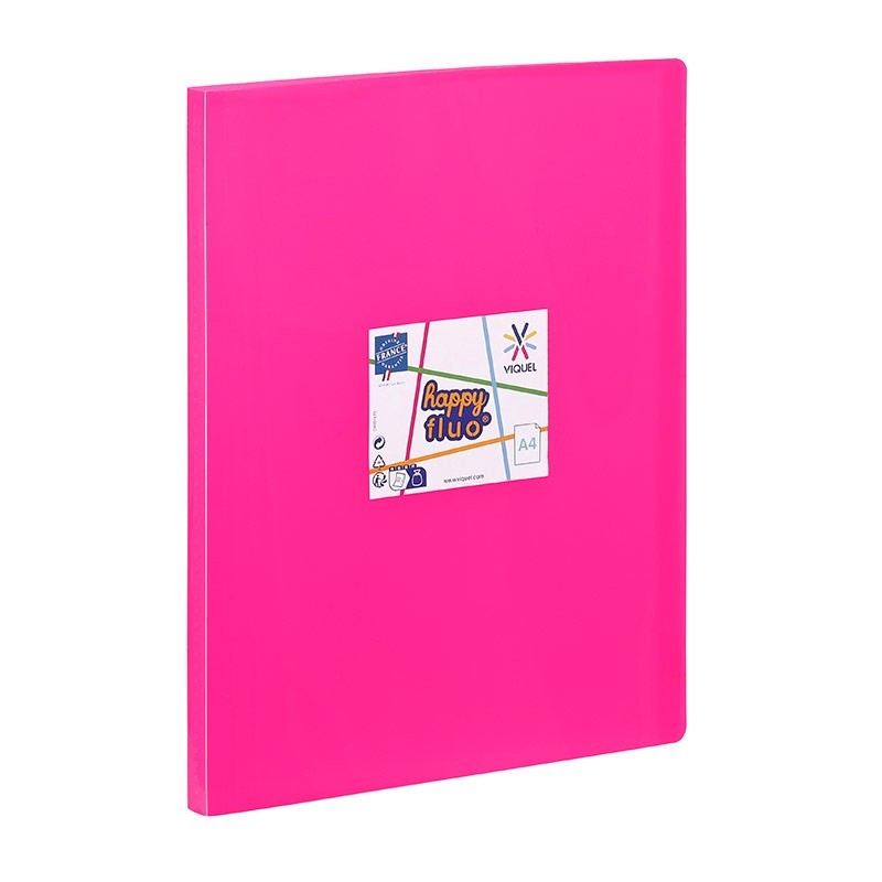 Protège document 60 vues A4 Polypropylène - HAPPY FLUO VIQUEL