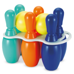 Jeu 6 quilles bowling géantes 30 cm