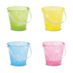 Seau vide pailleté 17cm