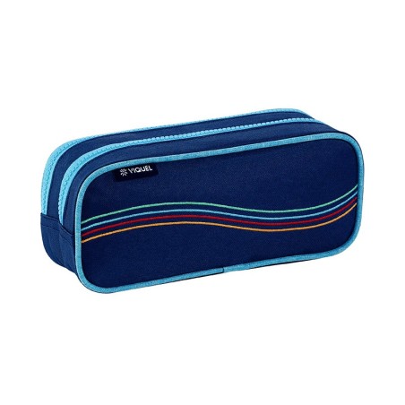 Trousse 2 compartiments - surfing club 22x9x6cm Viquel