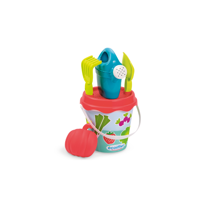 Seau garni décor jardin 12 cm