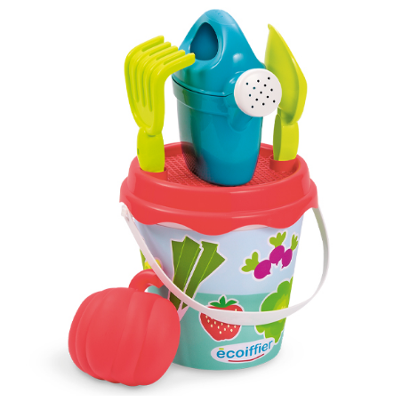 Seau garni décor jardin 12 cm