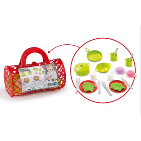 Panier polochon garni dinette 23 cm