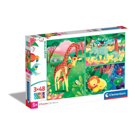 Animaux de la Savane et leur petit (A2x1)