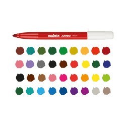 Feutre 40 couleurs jumbo scatola Carioca